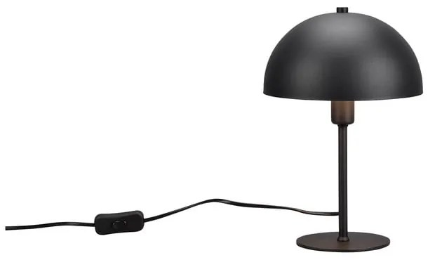 Lampa stołowa w kolorze matowej czerni (wys. 30 cm) Nola – Trio