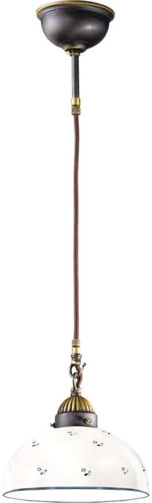 Kolarz 731.30.24 - Żyrandol na lince NONNA 1xE27/75W/230V śr. 30 cm niebieski