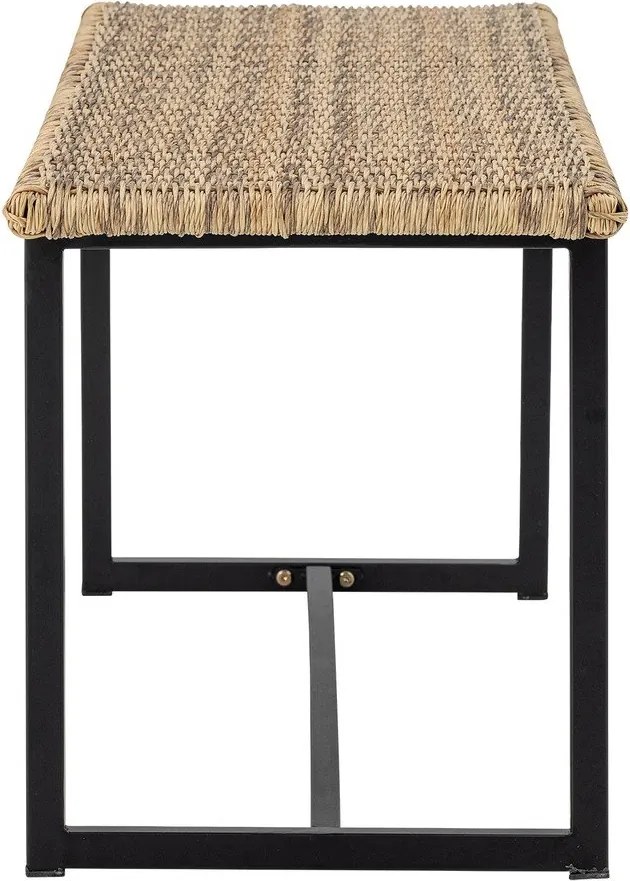 Rattanowa ławka ogrodowa w naturalnym kolorze Adilly – Bloomingville