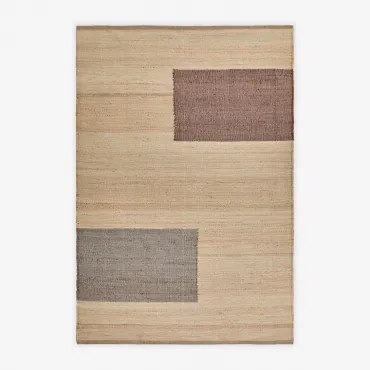 Dywan Ogrodowy Brianda Z Juty I Bawełny Kolory Naturalne & 300 X 200 Cm - Sklum