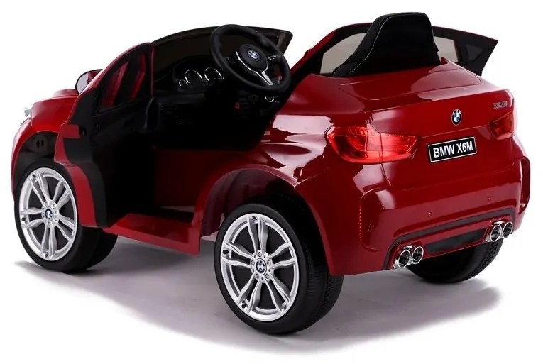 Auto na akumulator bmw x6 czerwony lakierowany