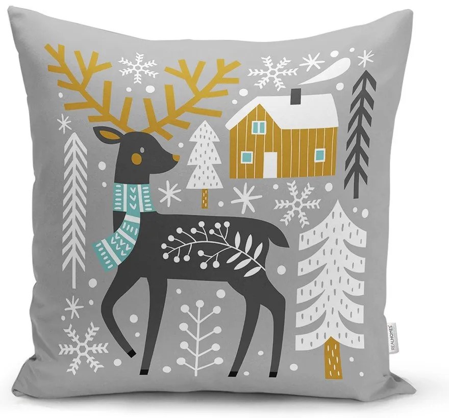 Poszewka na poduszkę ze świątecznym motywem 43x43 cm – Mila Home
