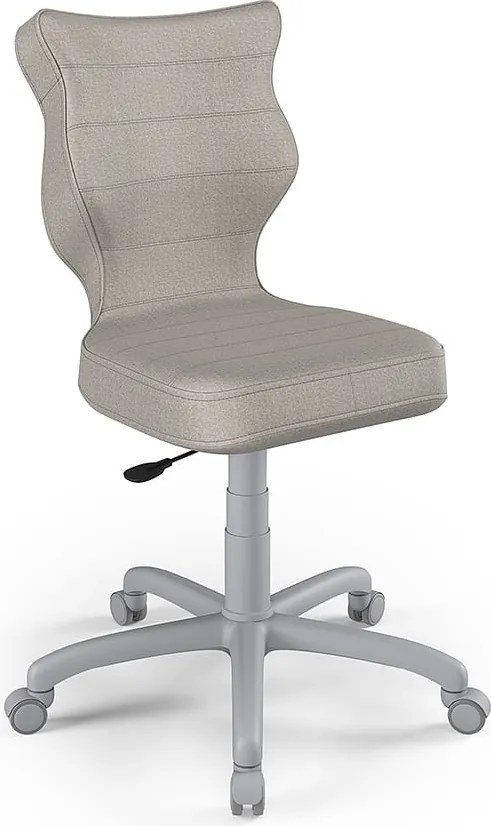 Krzesło biurkowe dla nastolatka Petit Grey rozmiar 6 (159-188 cm)