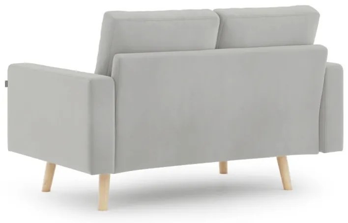 Jasnoszara dwuosobowa sofa MANDI