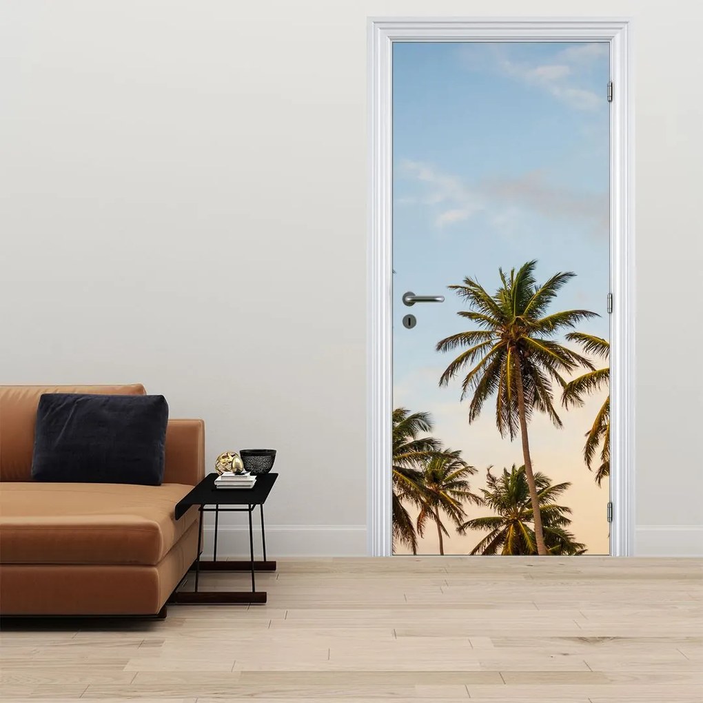 Fototapeta na drzwi - Palmy (95x205cm)