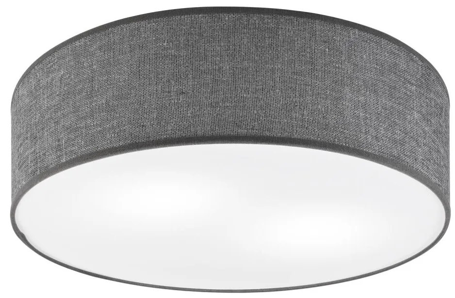 Lampa sufitowa SIRJA 2xE27/15W/230V, średnica 45 cm, szara