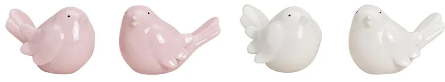 Ceramiczny ptaszek BIRDAMIC 9 cm - różne warianty Kolor: Biały