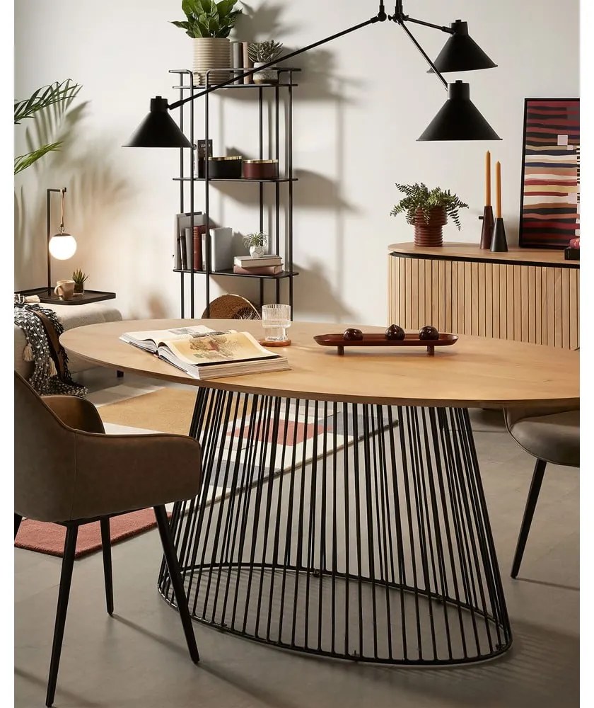 Stół do jadalni z blatem z drewna mangowego Kave Home, 200 x 110 cm