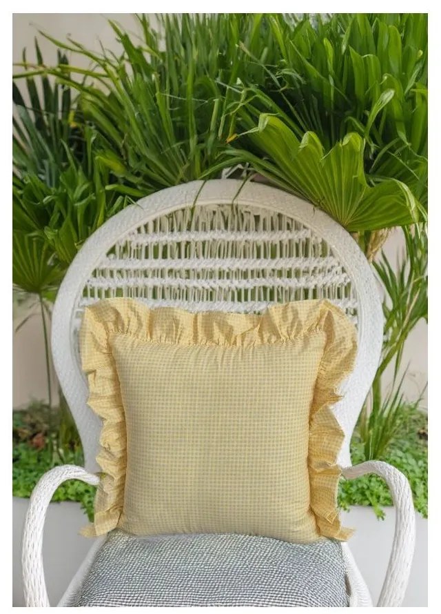 Bawełniana poszewka na poduszkę 45x45 cm Ruffled – Mila Home