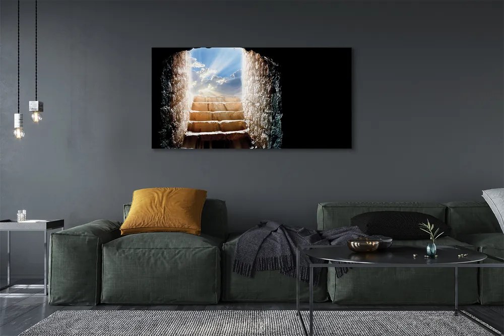 Zdjęcie na płótnie Schody w Słońcu
