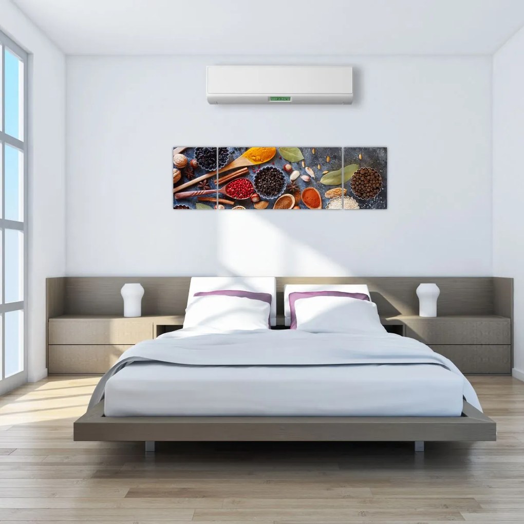 Obraz - Przyprawy (170x50 cm)