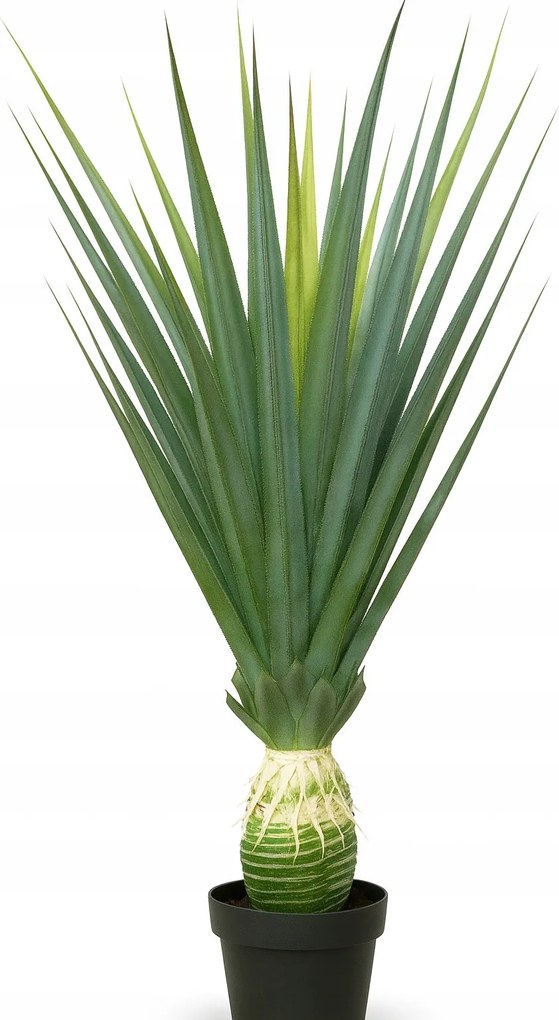 Agawa Sztuczna Roślina w Doniczce Aloes 120 cm Nowoczesna Dekoracja Do Domu i Biura o Realistycznych Zielonych Liściach