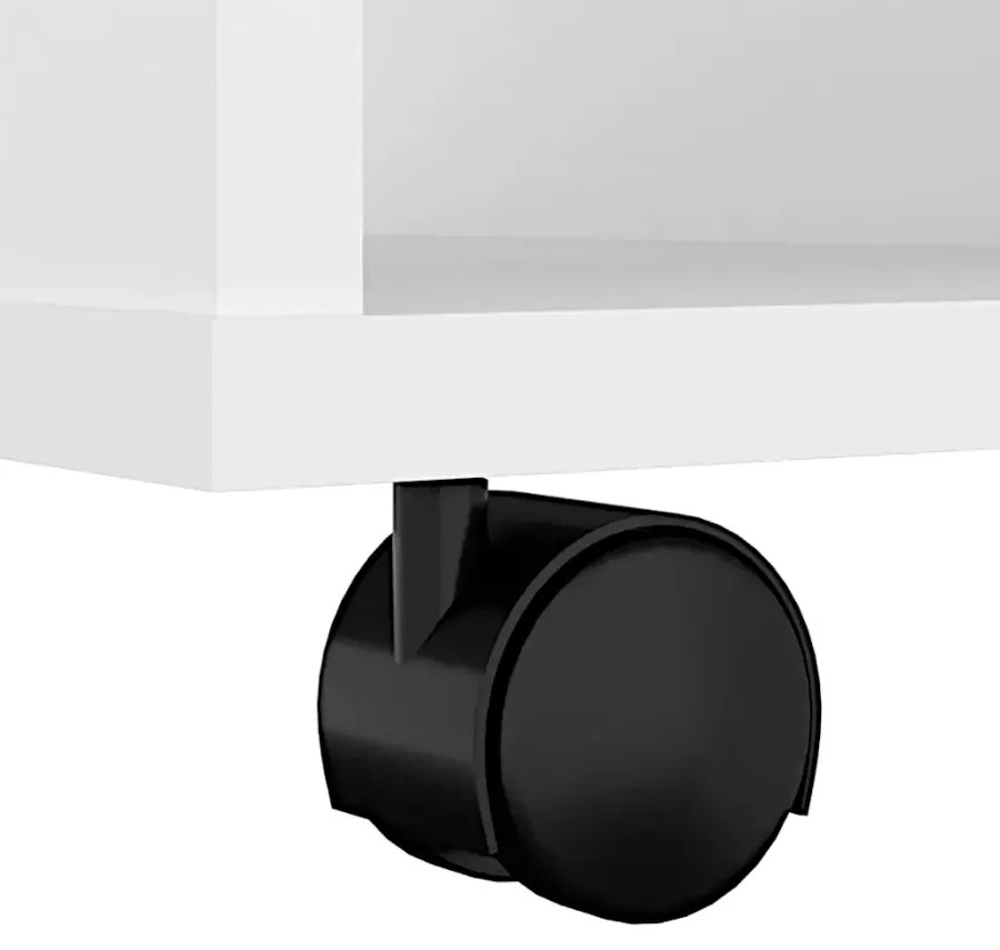 Biały kontenerek do biurka D7-F35