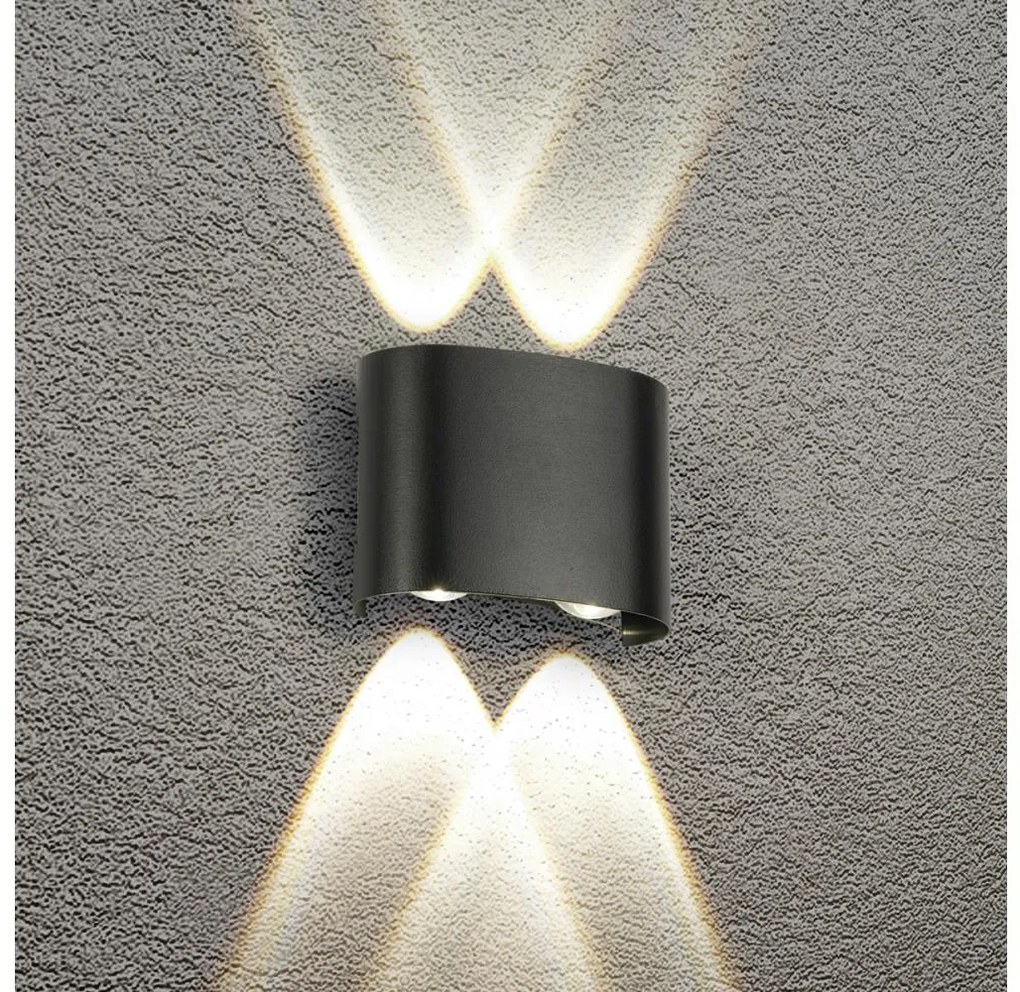 Brilagi - Zewnętrzny kinkiet LED FLAREBOX LED/4W/230V czarny IP65