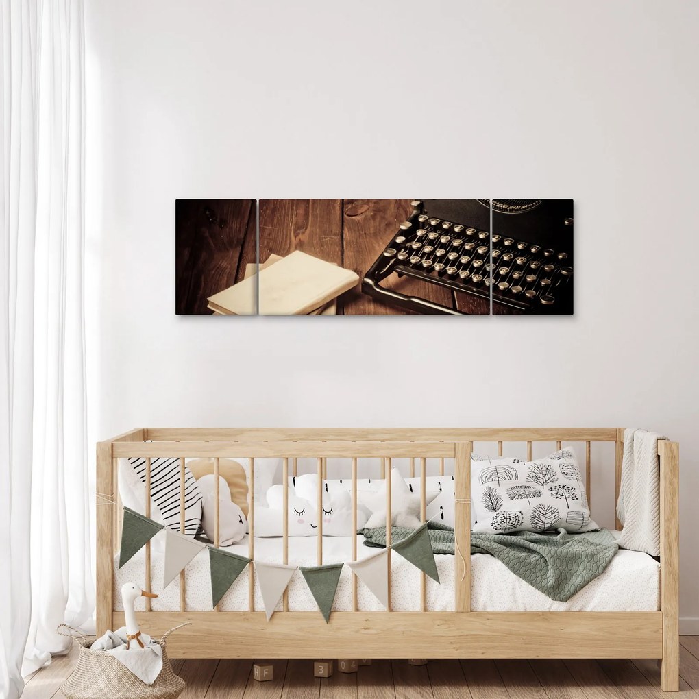 Obraz maszyny do pisania (170x50 cm)