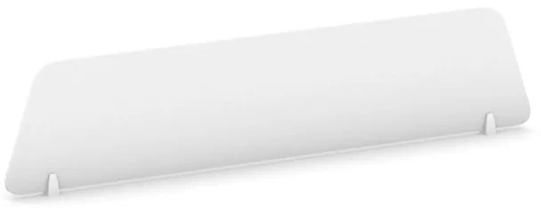 Parawan stołowy MIRELLI, 1600 x 300 mm, biały
