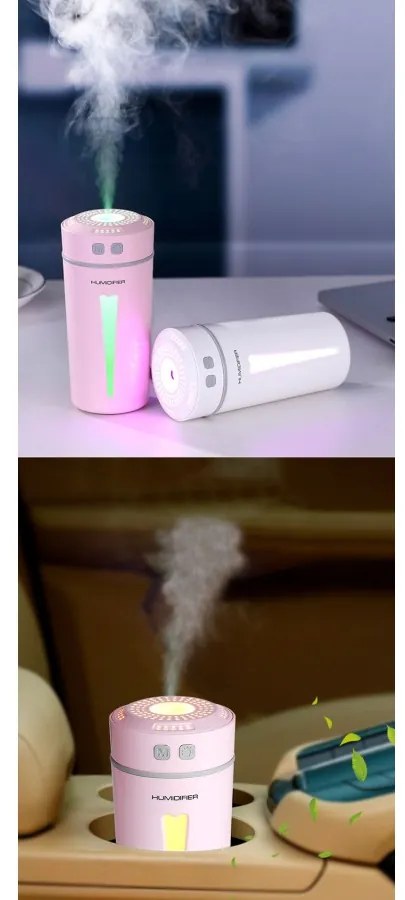 Dyfuzor nawilżacz powietrza ultradźwiękowy lampka