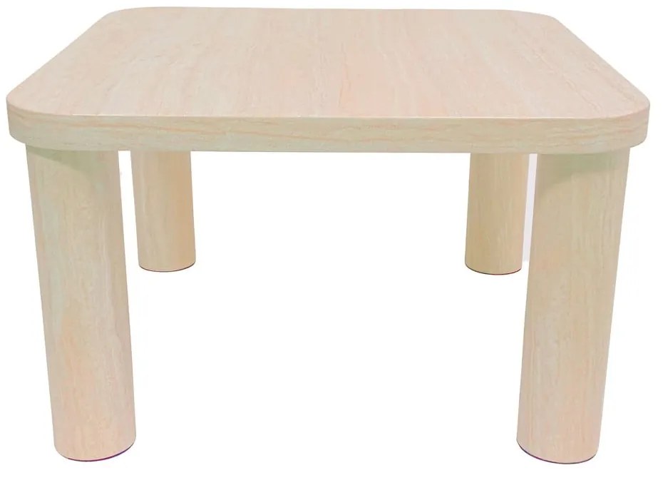 Beżowy stolik w dekorze marmuru 60x60 cm Solano – Actona