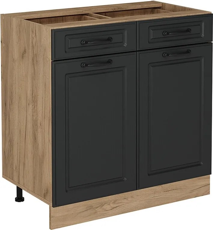 Szafka dolna do kuchni antracytowy domek wiejski 80x46x81.6 r-line