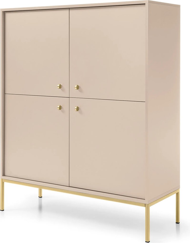 Komoda MONDO 104 cm do Salonu Sypialni Odcienie beżu
