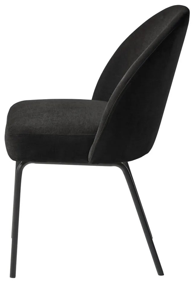Czarne krzesło Creston – Unique Furniture
