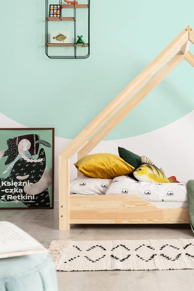 Łóżko dziecięce LOCA B 80x140 sosna ADEKO STOLARNIA