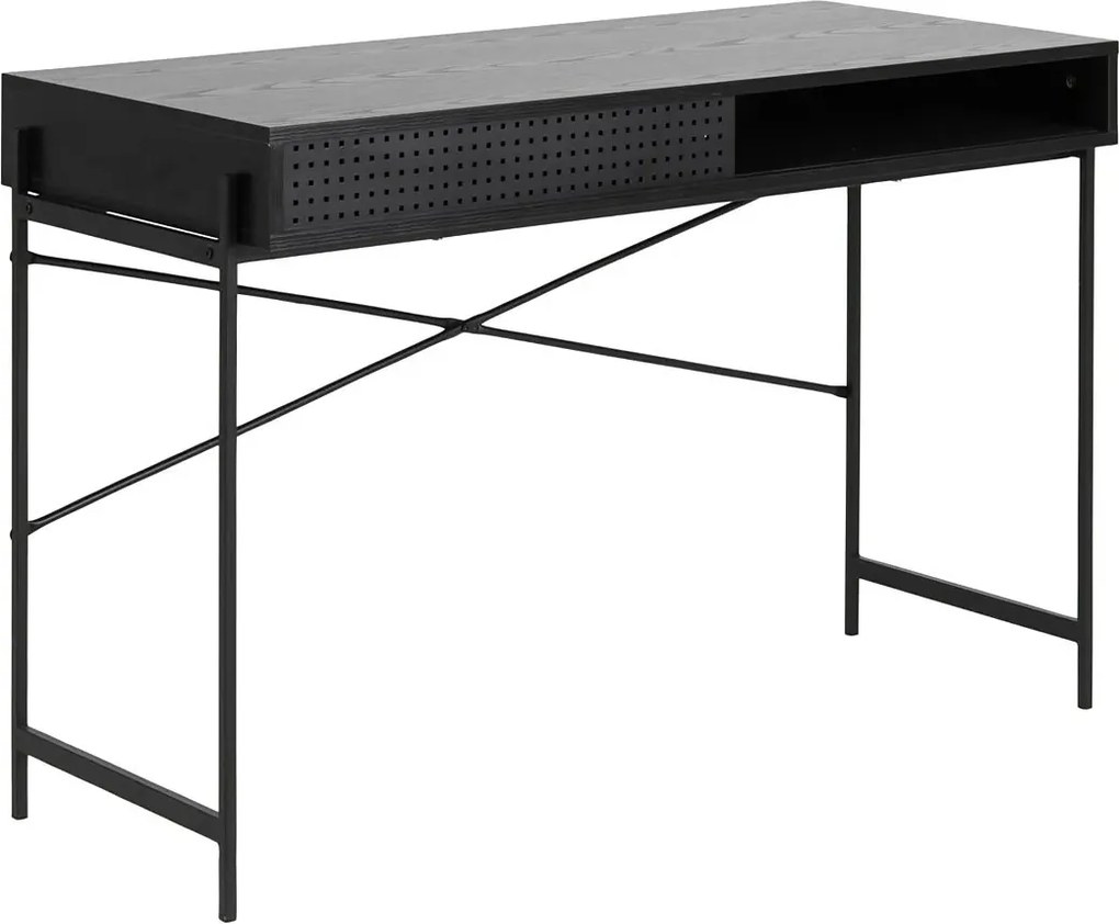 Czarne loftowe biurko R7-C73