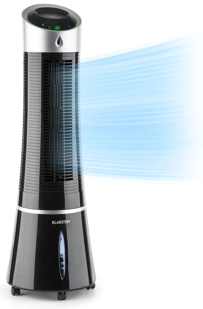 Klarstein Skyscraper Ice 6 L 180 m3/h Klimator Czarny