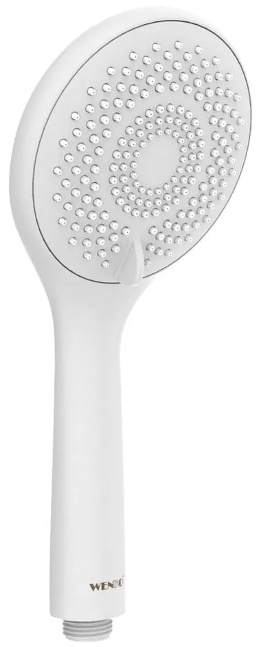 Biały zestaw prysznicowy ze stali nierdzewnej 70 cm Watersaving – Wenko