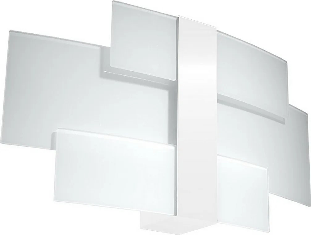 Kinkiet CELIA szklany biały