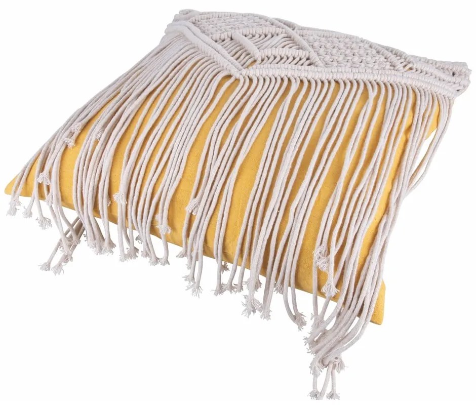 Tekstylna poduszka dekoracyjna 45x45 cm Macrame – VDE Tivoli 1996