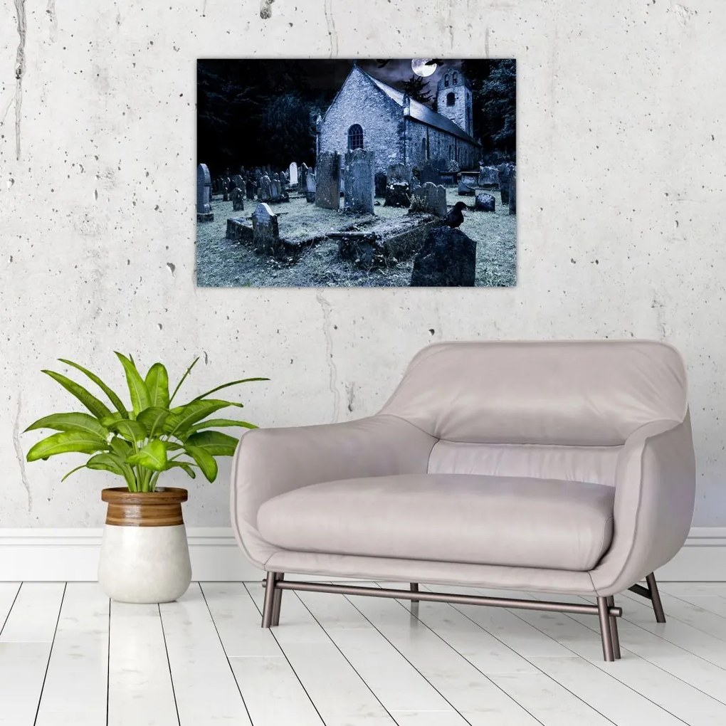 Obraz - Ciemna noc (70x50 cm)