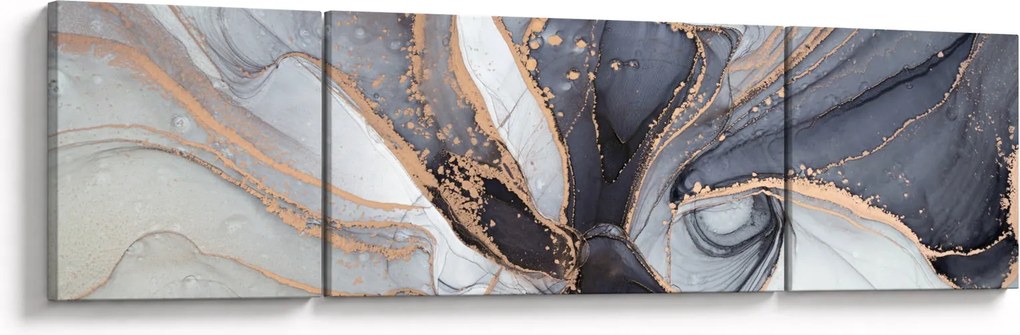 Obraz - Szary marmur (170x50 cm)