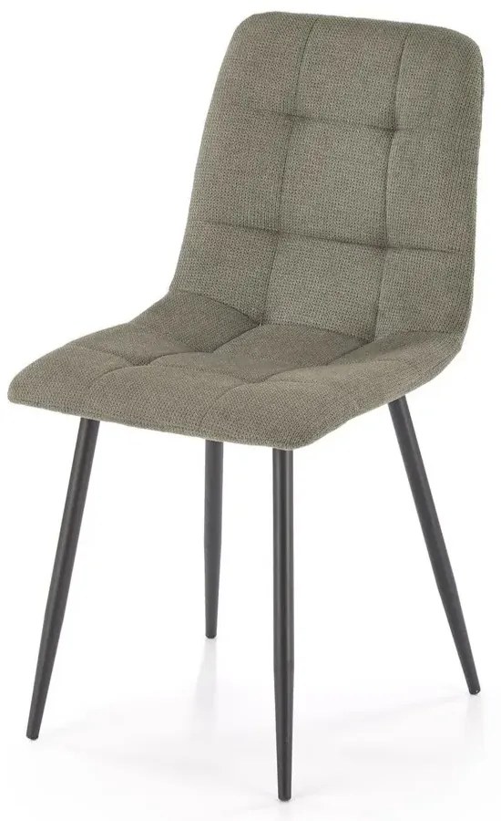 Krzesło tapicerowane K560 oliwkowe HALMAR