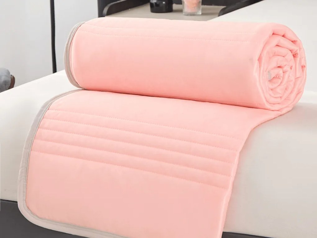 Chłodząca letnia kołdra CELIA, łososiowa Rozmiar: 200 x 220 cm