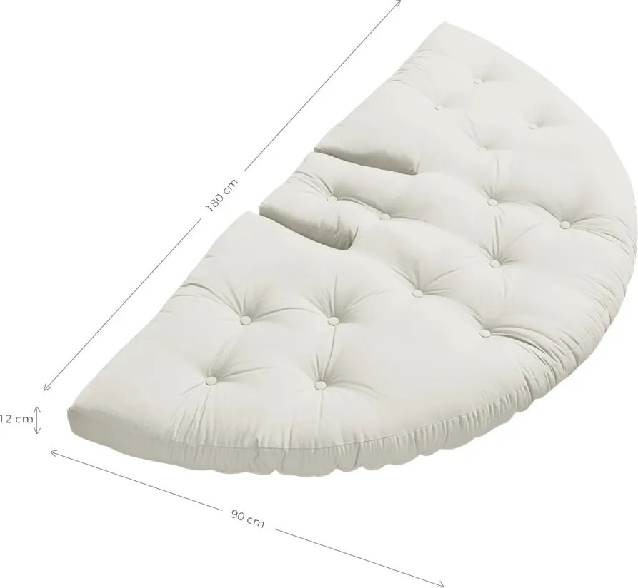 Rozkładany fotel z lnianym obiciem Karup Design Nido Linen