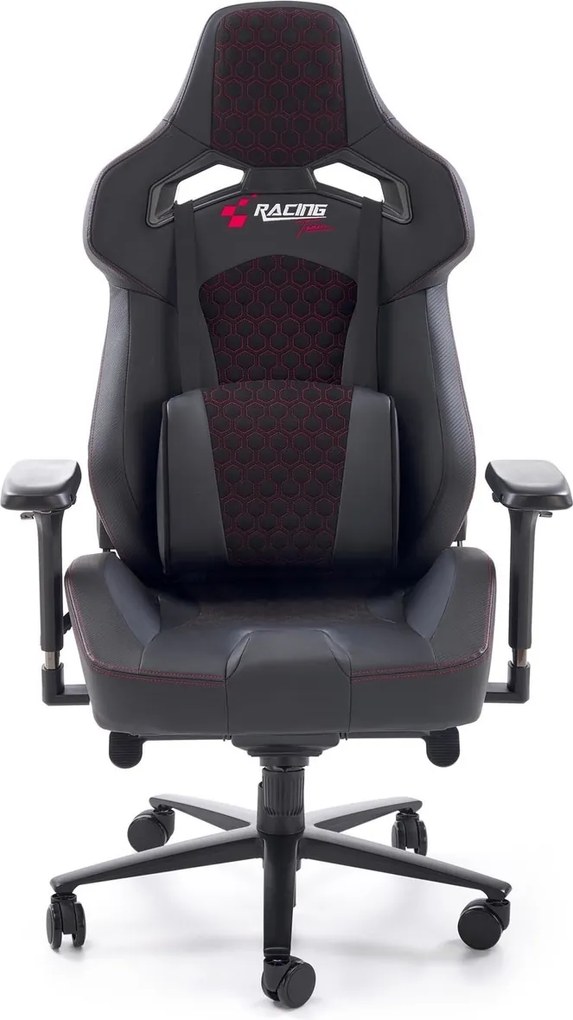 Czarny fotel do gamingu Baldur Halmar