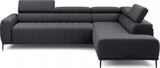 Narożnik GANDI 120 Prawostronny system włoski Salvador 16 Grafitowy WERSAL