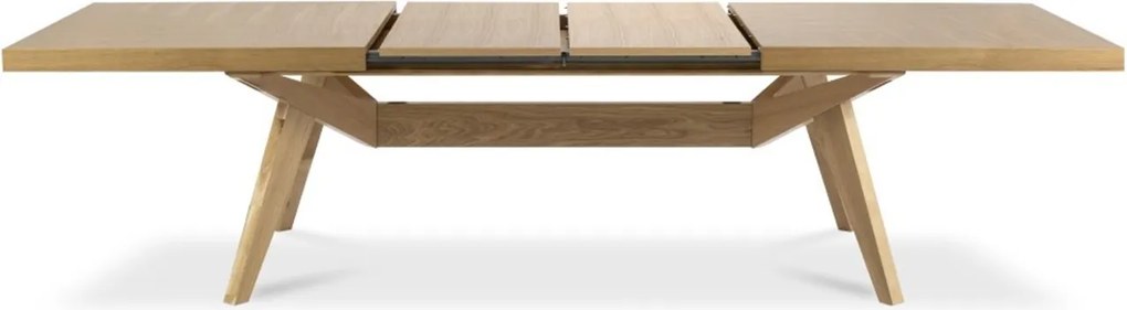 Stół rozkładany VERSO Dąb do Salonu Jadalni 160-260 x 100 x 76 cm, Prostokątny
