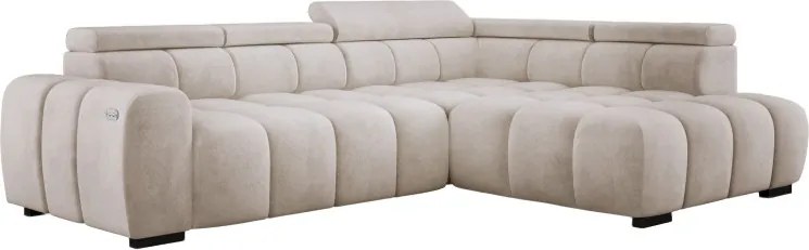 Narożnik BULL L Prawostronny z Elektryczną Regulacją SALVADOR 01 WERSAL