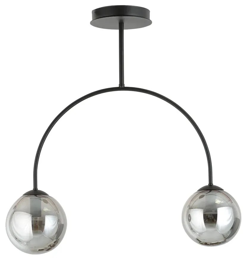 Nowoczesna metalowa lampa sufitowa - D114 Bezi