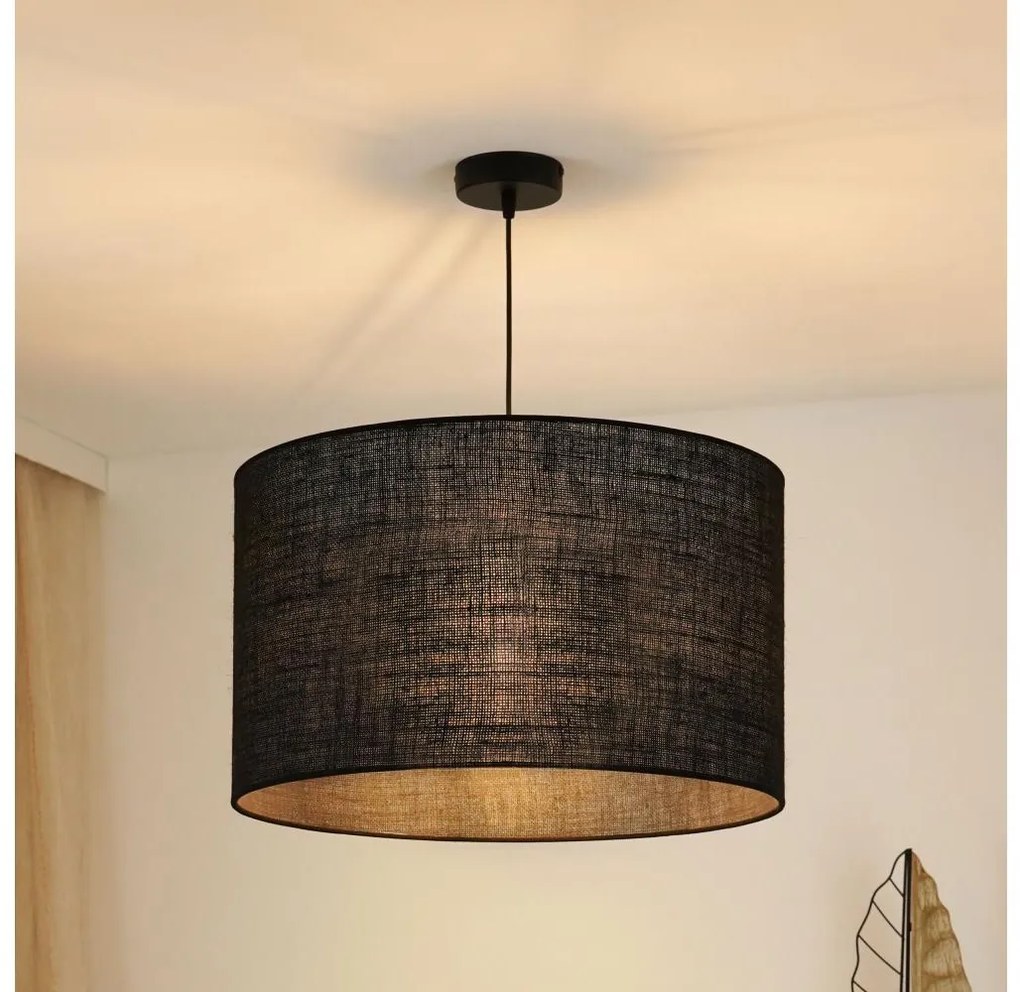 Brilagi - Lampa sufitowa TUBES ROLLER 1xE27/15W/230V pr. 50 cm czarna