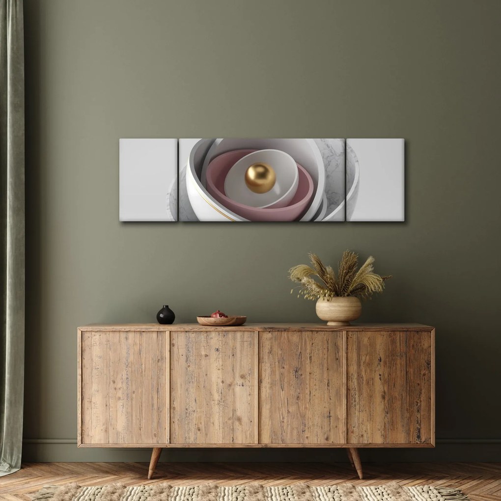 Obraz - Złota perła (170x50 cm)