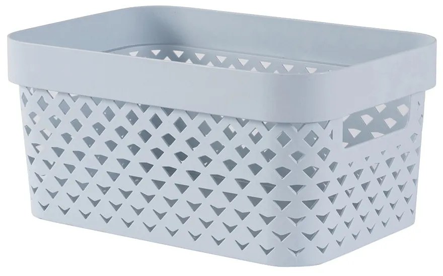 Jasnoniebieski plastikowy pojemnik 26x17,5x12 cm Pure – Curver
