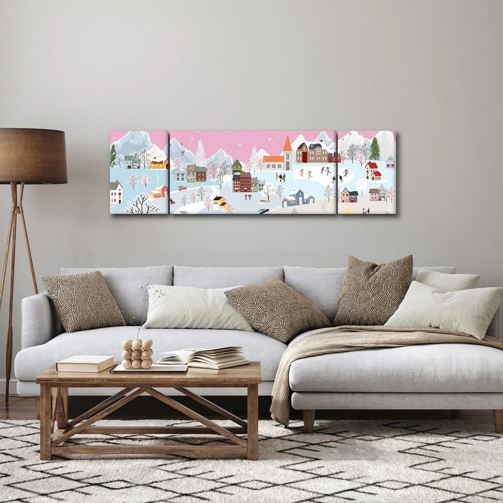 Obraz - Magiczna zima (170x50 cm)