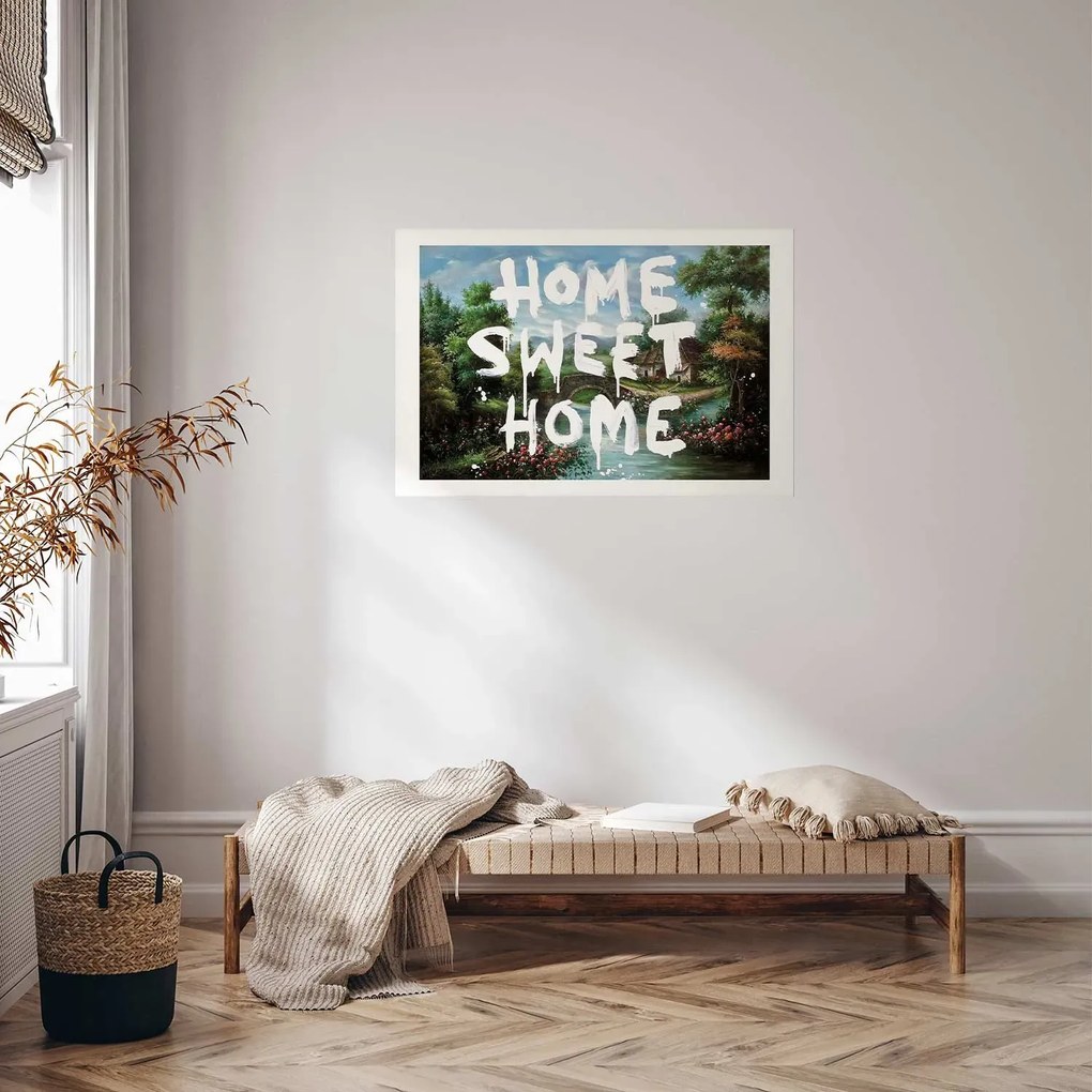 Plakat Wymarzony dom 42x29,7 cm bez ramy z marginesem ARTGEIST B