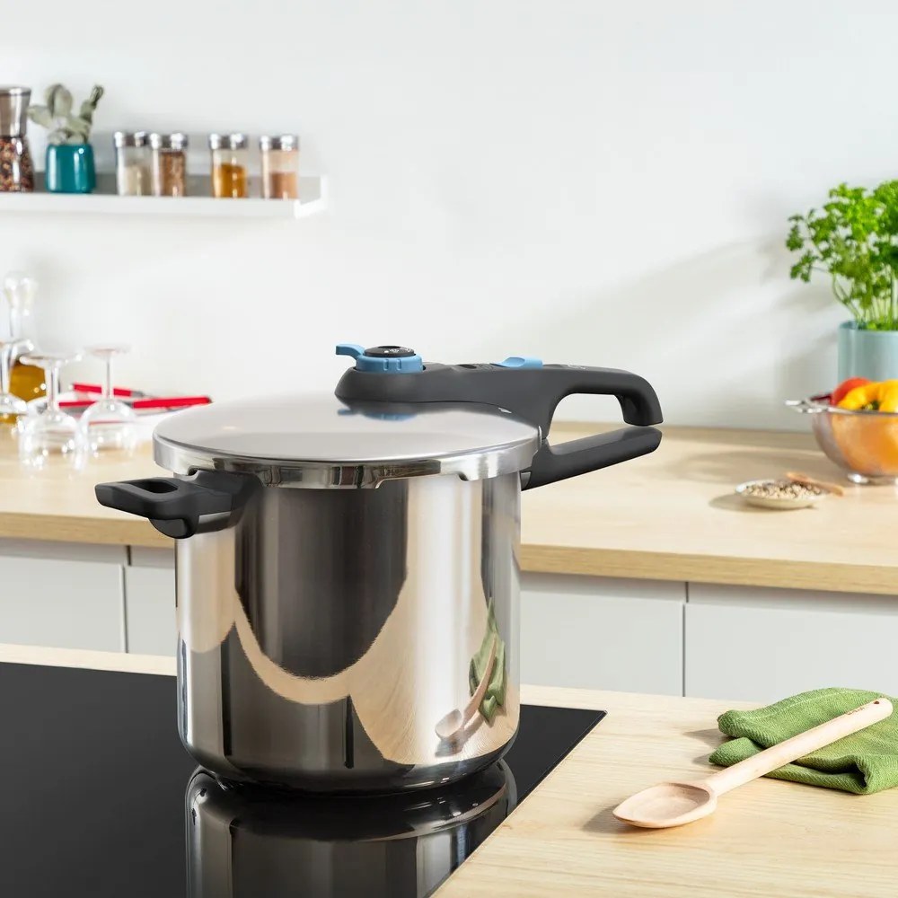 Szybkowar ze stali nierdzewnej 8 l Secure Trendy – Tefal