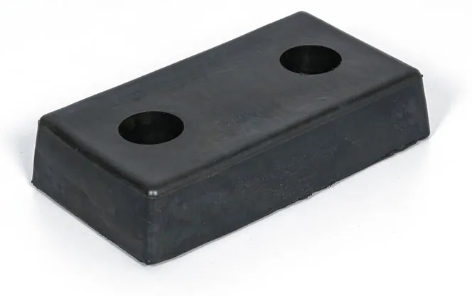 Odbój gumowy do ramp, 250 x 460 x 100 mm