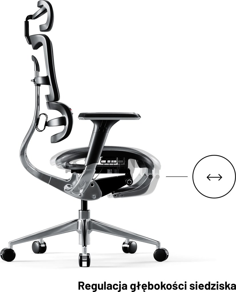 Fotel ergonomiczny Diablo V-Master, czarny