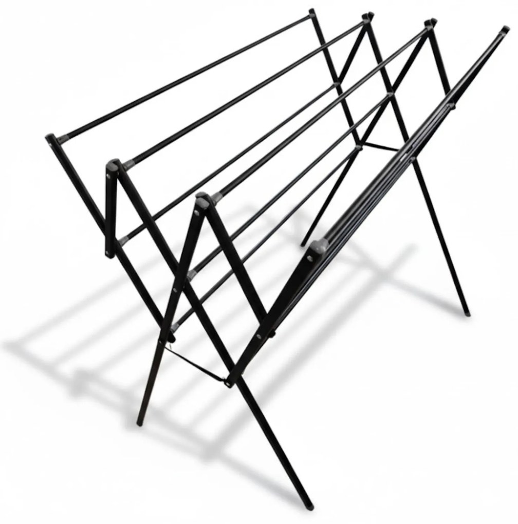 Rozkładana suszarka na pranie HARMEN, trzypoziomowa, 9 m